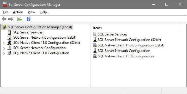 sql server configuration manager