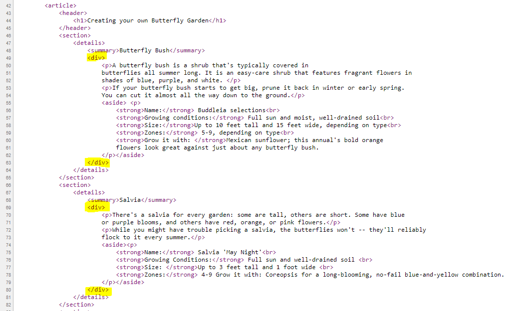 adding div part 1
