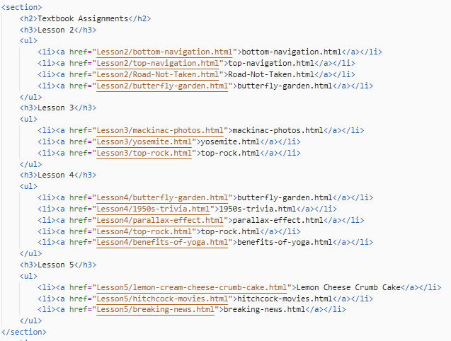 code for textbook exercises