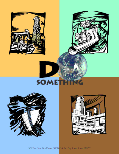 an example of a symmetrically balanced design that takes advantage of the visual center