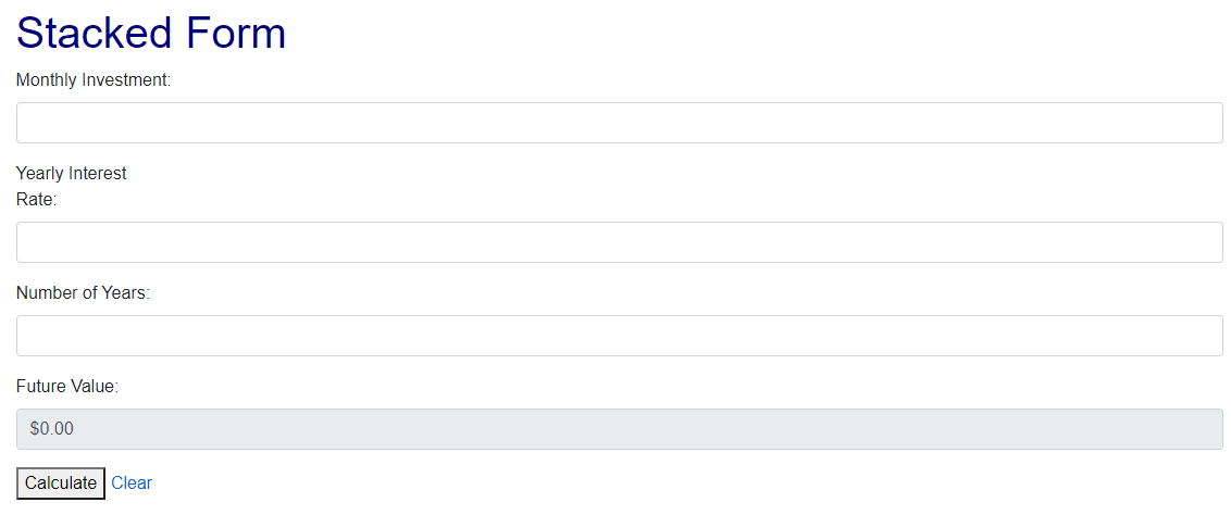 MVC and Bootstrap